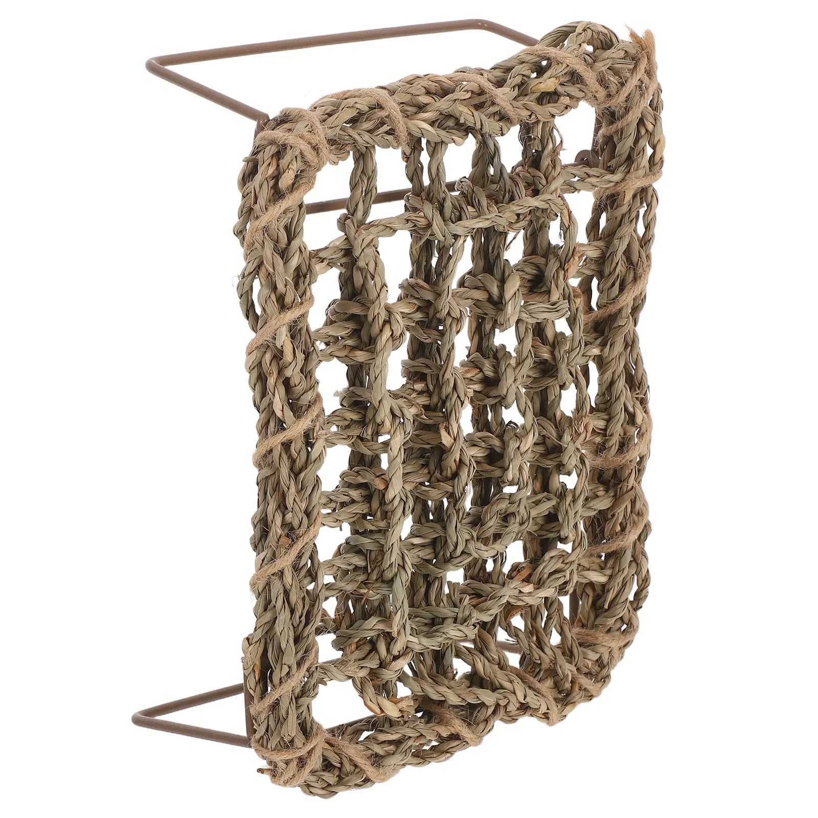 Reptile Lounger Bed Lizard Hammock Woven Comfortable Grass Mat Basking Rest Platform for Reptile Pet Accessories