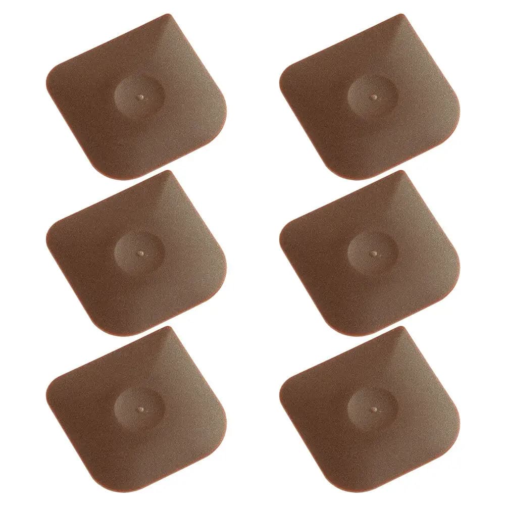 6Pcs Pan Scraper Dish Scraper Tool Set for Cast Iron Pan Cleaner Non Scratch Plastic Kitchen Scrapers Reusable Cooking Cleaning