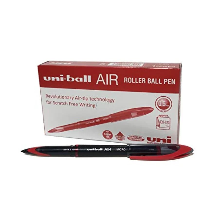 UB-188-Micro Penna a Sfera con Punta da 0,5 mm, Gel Rosso