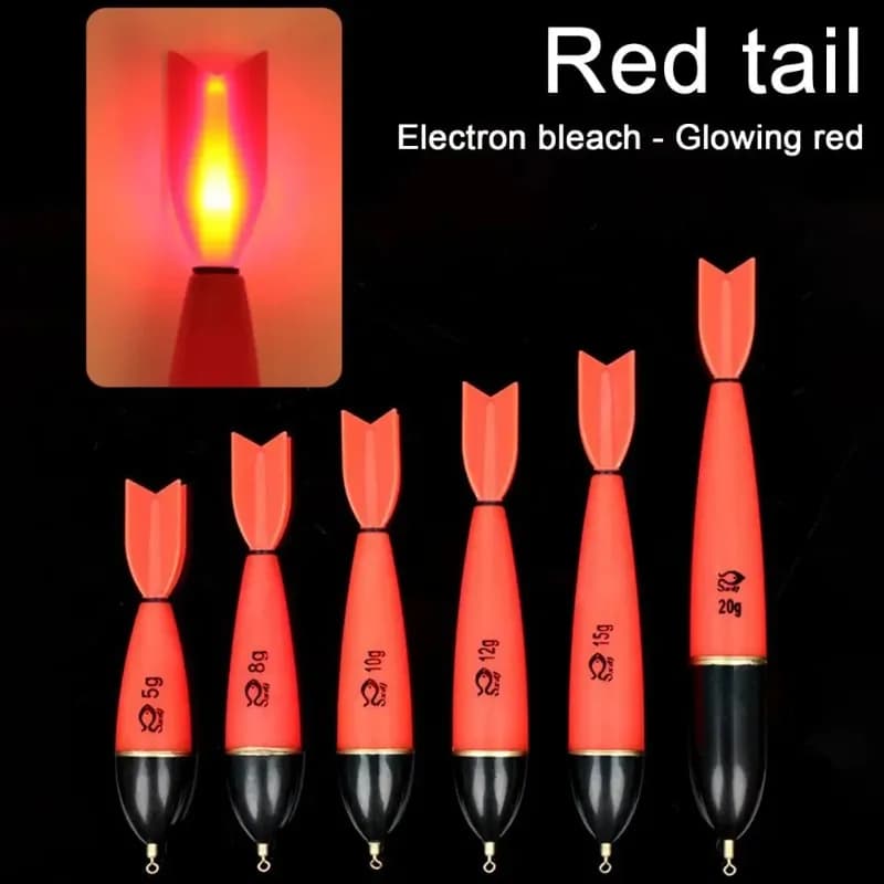 Fishing Float Luminous Fishing Accessories 5/8/10/12/15/20g Bobbers Night Fishing Light Floats For Sea Rock Fishing