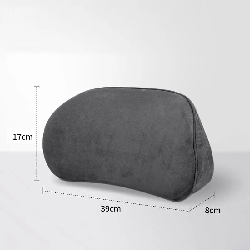 Cuscino per la vita dell'auto in tinta unita nordico Cuscino per schienale in memory foam sottile per supporto lombare Semplice artefatto sedentario per ufficio