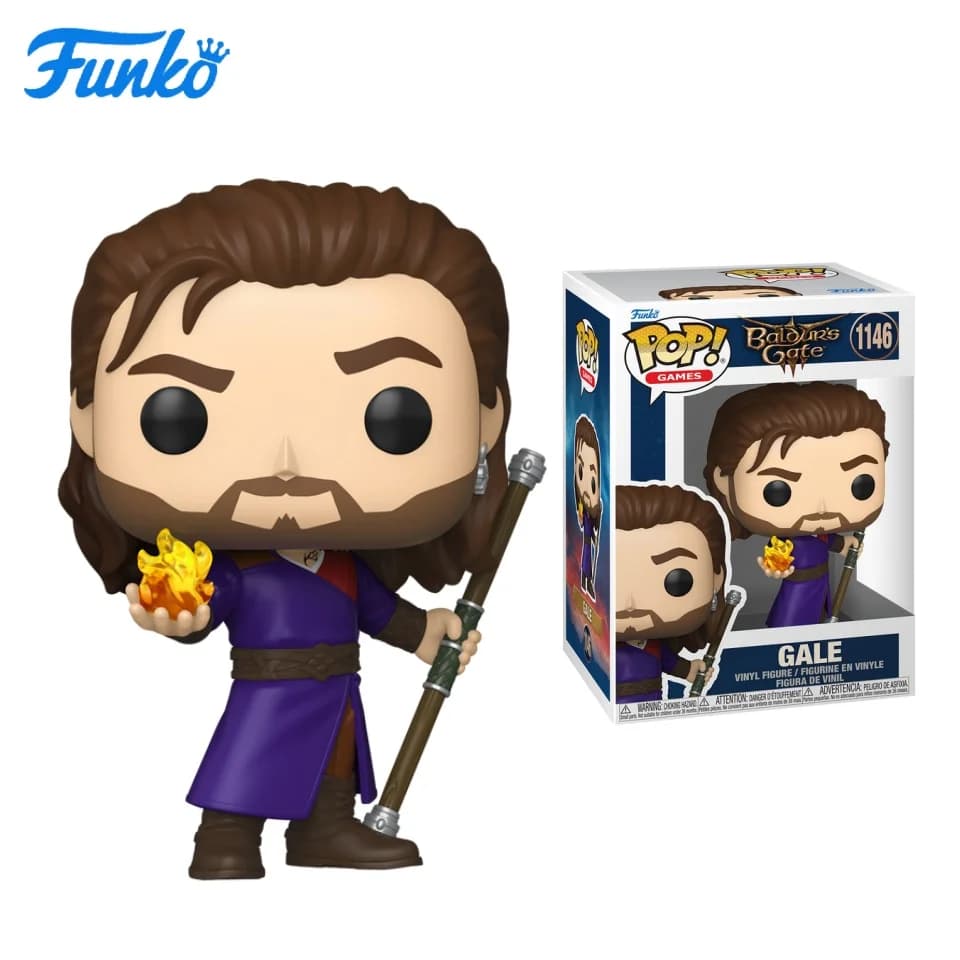 Funko Pop Games: Bg3 S2- Gale (con figura nascosta) - Regalo di Capodanno - Ottimo regalo per amici e familiari per Natale, Capodanno e compleanni, Decorazione a tema pop culture, Regalo di compleanno, Oggetti da collezione a tema fumetti, Merchandise ufficialmente licenziato, Oggetti da collezione premium, Oggetti ricordo a tema fumetti, Regalo per geek, Oggetti da collezione