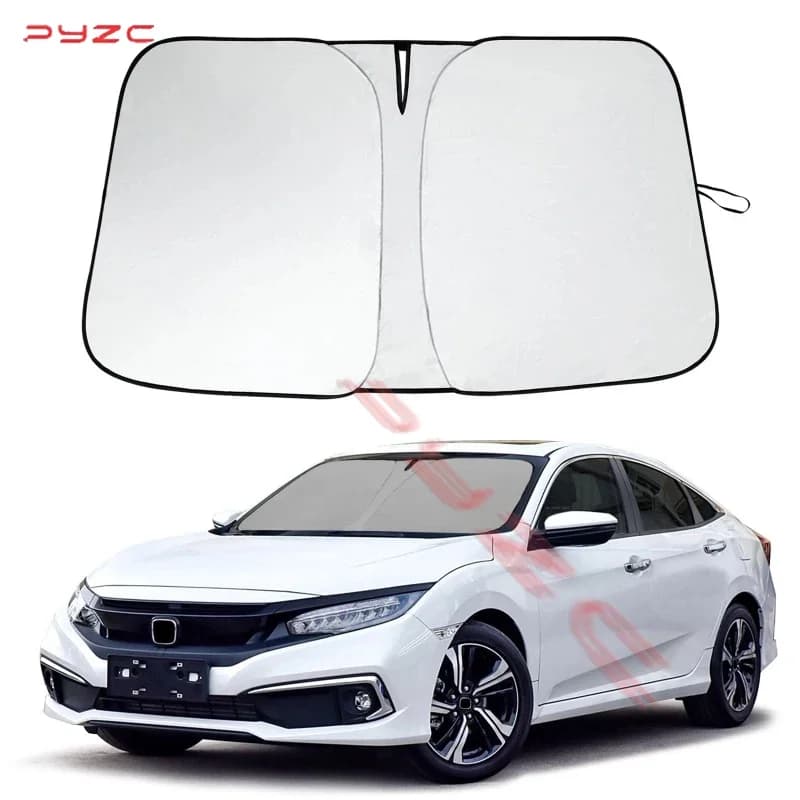 Parasole per Parabrezza Honda Civic 2016-2021, Protezione Pieghevole per Finestrini, Blocca i Raggi UV