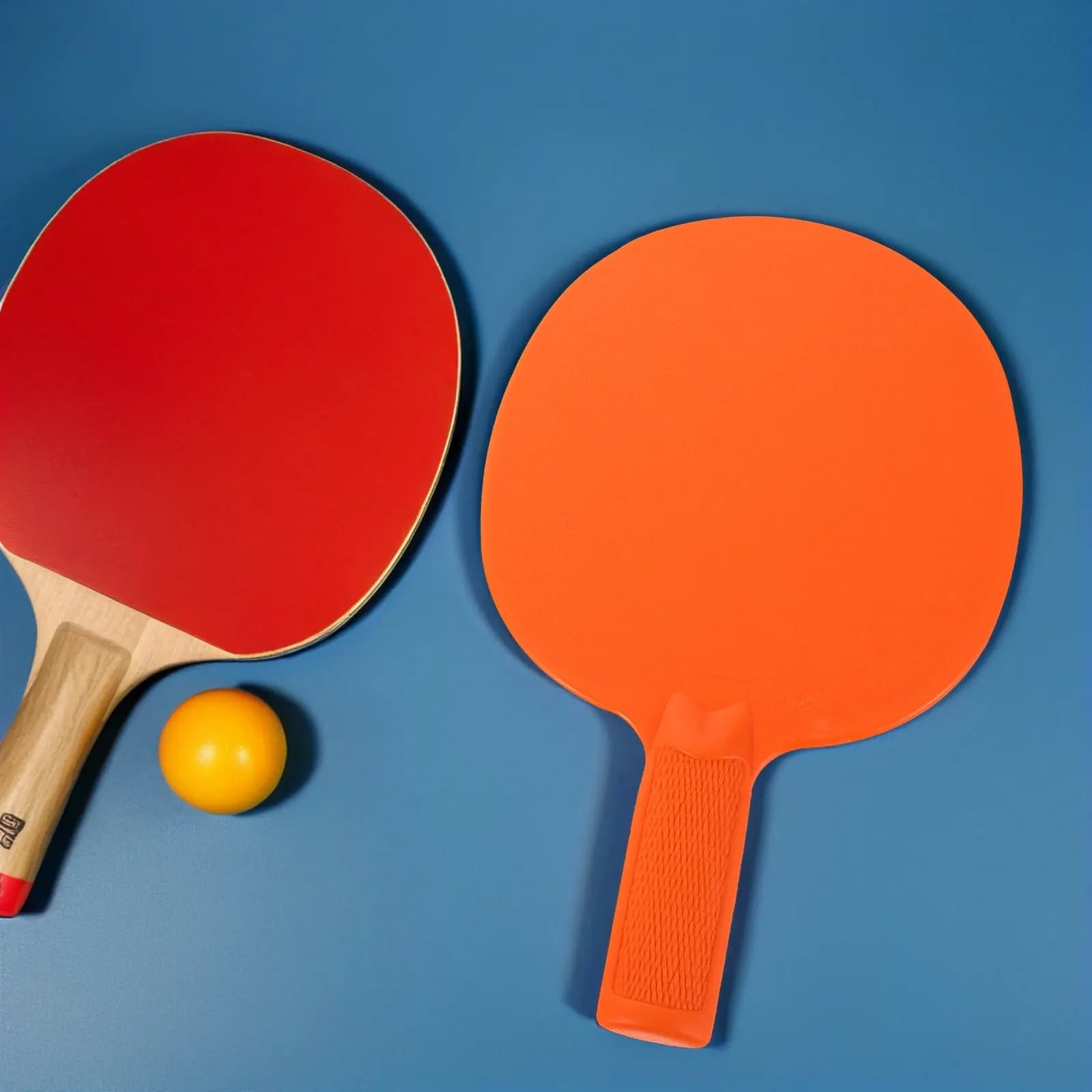 Set of 2 ping pong racks, lightweight plastic racks, stable, for indoor and outdoor training, raquettes for beginners