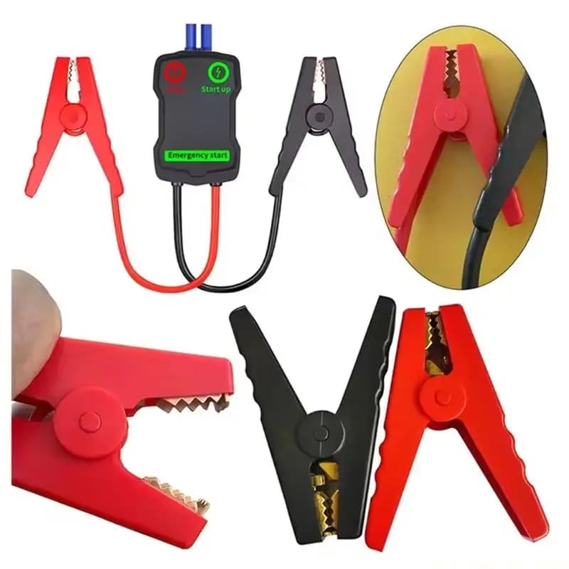 J0MA Emergency Jump Starter Clamps Clip for Cars Trucks Camping Trips Intelligent Against Short Circuits