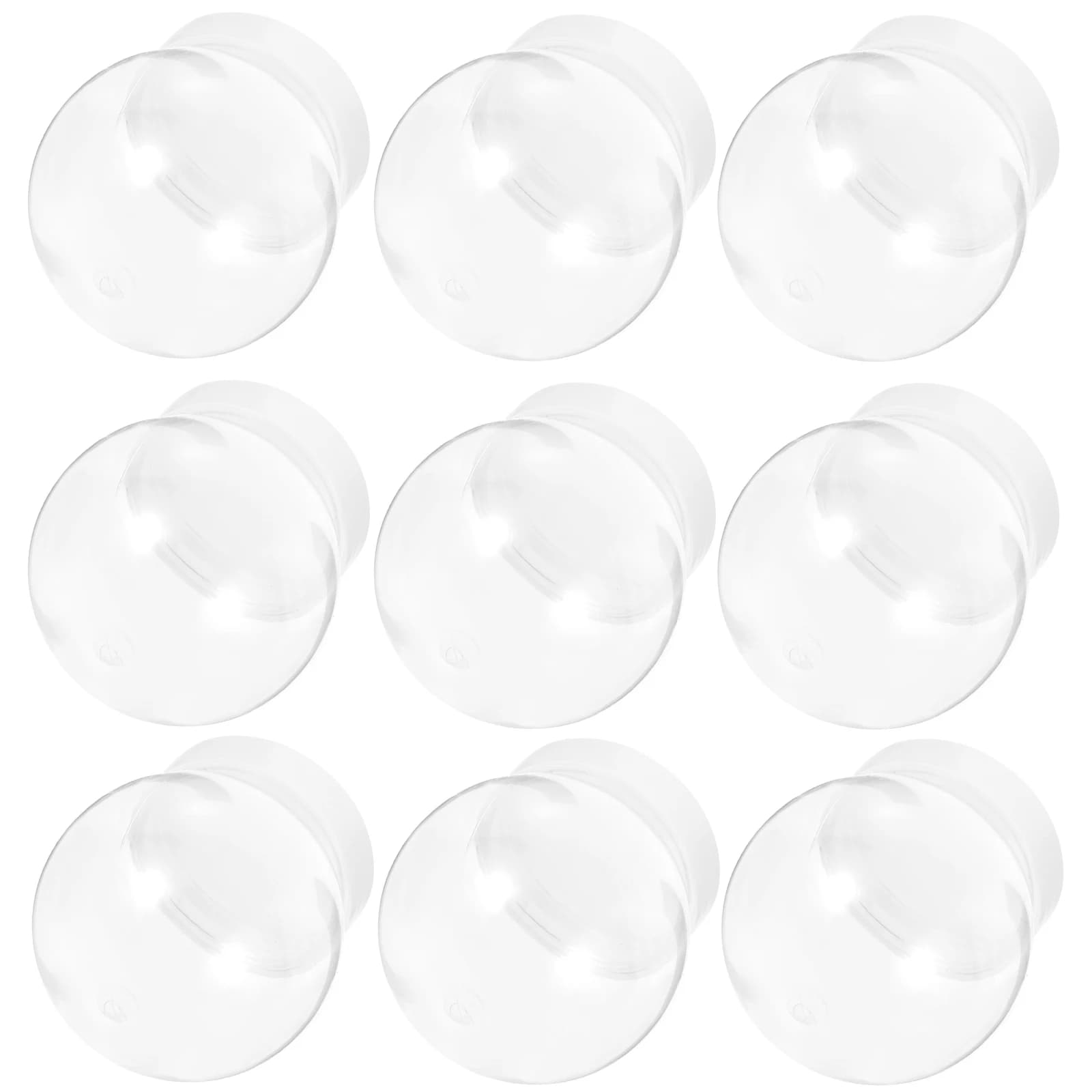 Fa-da-Te Transparent Plastic Vacuum Snow Globe, Christmas Artificial Snow