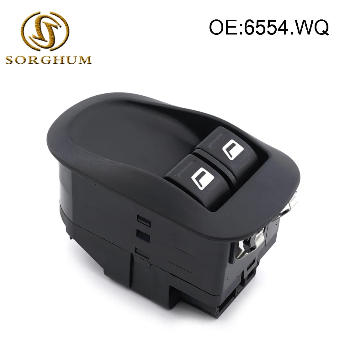 Pulsante interruttore di comando alzacristalli elettrici anteriori 6554.WQ per PEUGEOT 206 306