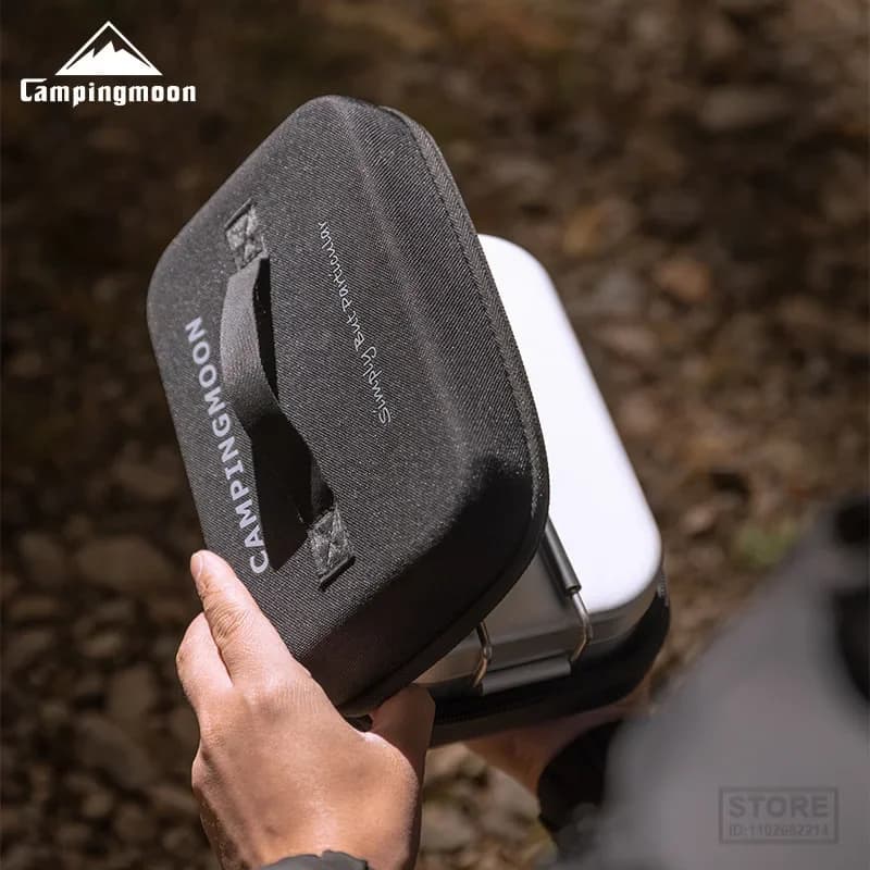 CAMPINGMOON S-2013-B Impact Resistant EVA Square Bag with Outdoor picnic insulation, Lunch Bag, Bento Bag