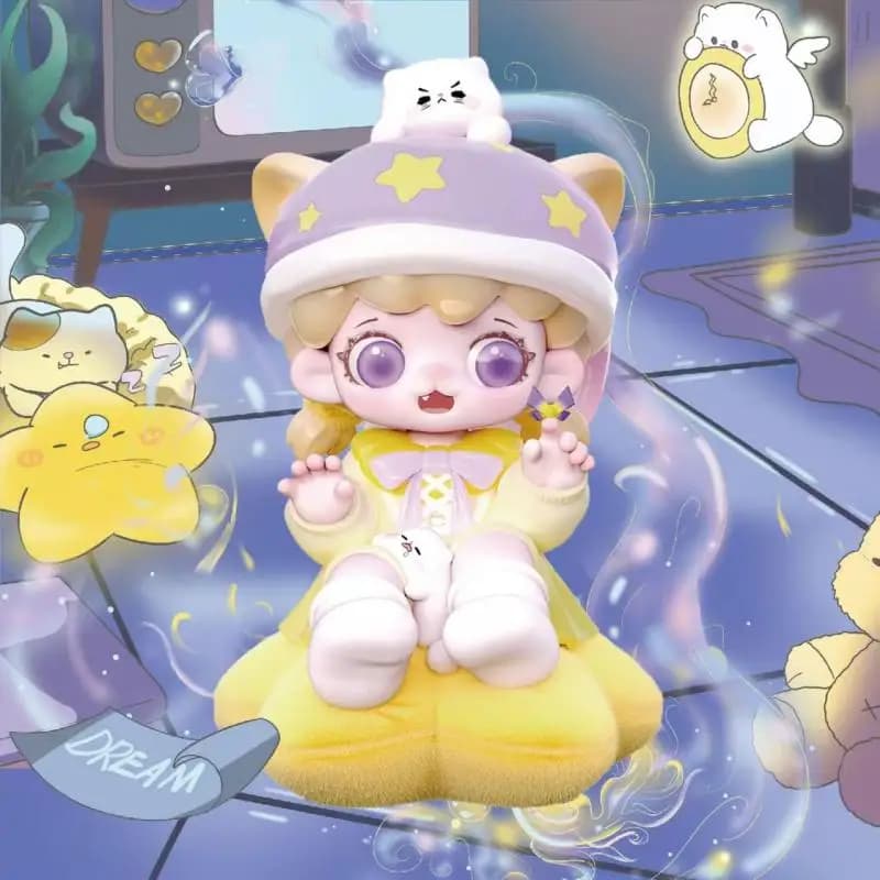 MIOCO Custom Cat Life Serie 2 Kawaii Anime Doll Blind Box Regalo Misterioso Decorazione da Scrivania Ornamento da Collezione per Ragazze