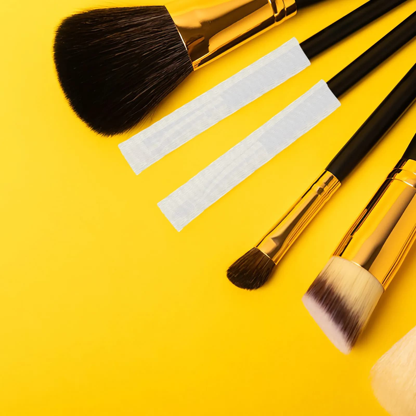 100 coperture per pennelli da trucco con design a rete, tappi riutilizzabili per organizzare penne e cosmetici sullo stivaleto per il trucco