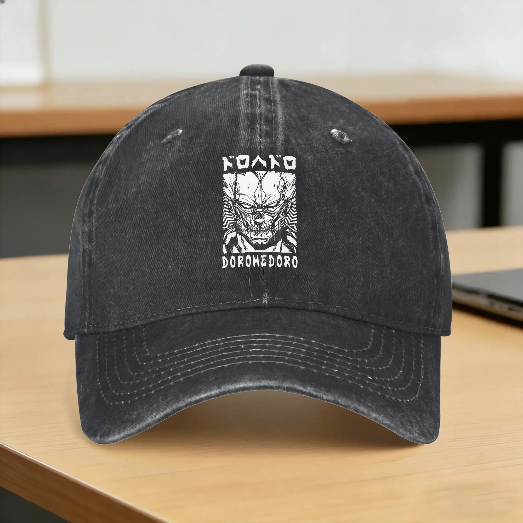 Dorohedoro Manga Anime Sun Baseball Cap Couple Women Design Trucker Hat Spring Fashion Hunting Camping Adjustable Snapback Cap