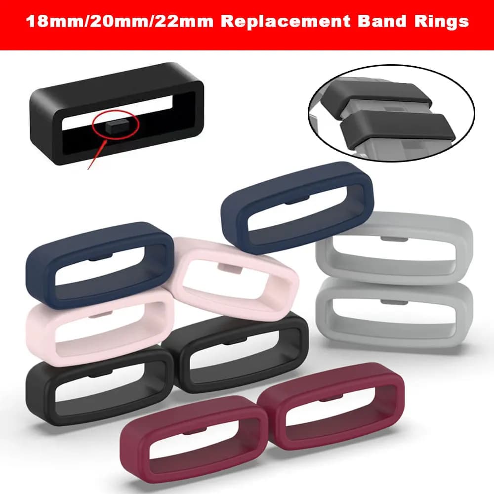 18/20/22/26mm cinturino passanti anello armadietto supporto di sicurezza per Garmin Fenix 7X 6S 6X 6 7 Pro 5X 5S 5 5 Plus Vivoactive 3 4 4S