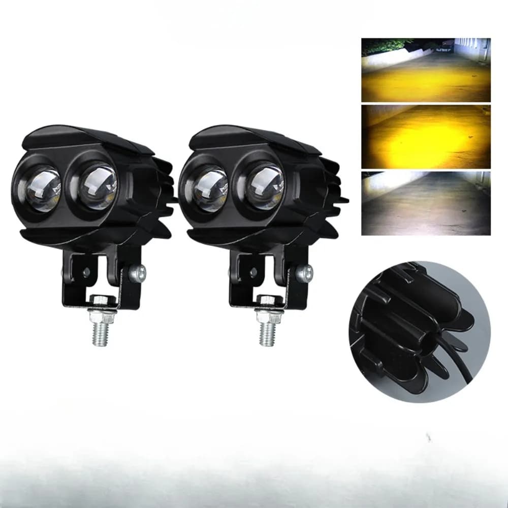 Faro luminoso a LED per auto, moto, riflettore, faro anteriore impermeabile per veicolo elettrico, luce di modifica della locomotiva