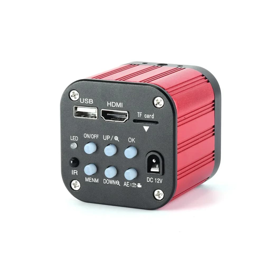 Telecamera Industriale 1080P Full 120FPS con Attacco C per Riparazione Telefoni e Saldatura, Microscopio Digitale 4K