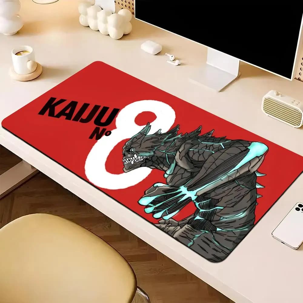 Kaiju No. 8 Anime Mouse Pad teclado XXL Mouse Pad Large Computer Laptop Non-slip Keyboard Desk Mat Mousepad