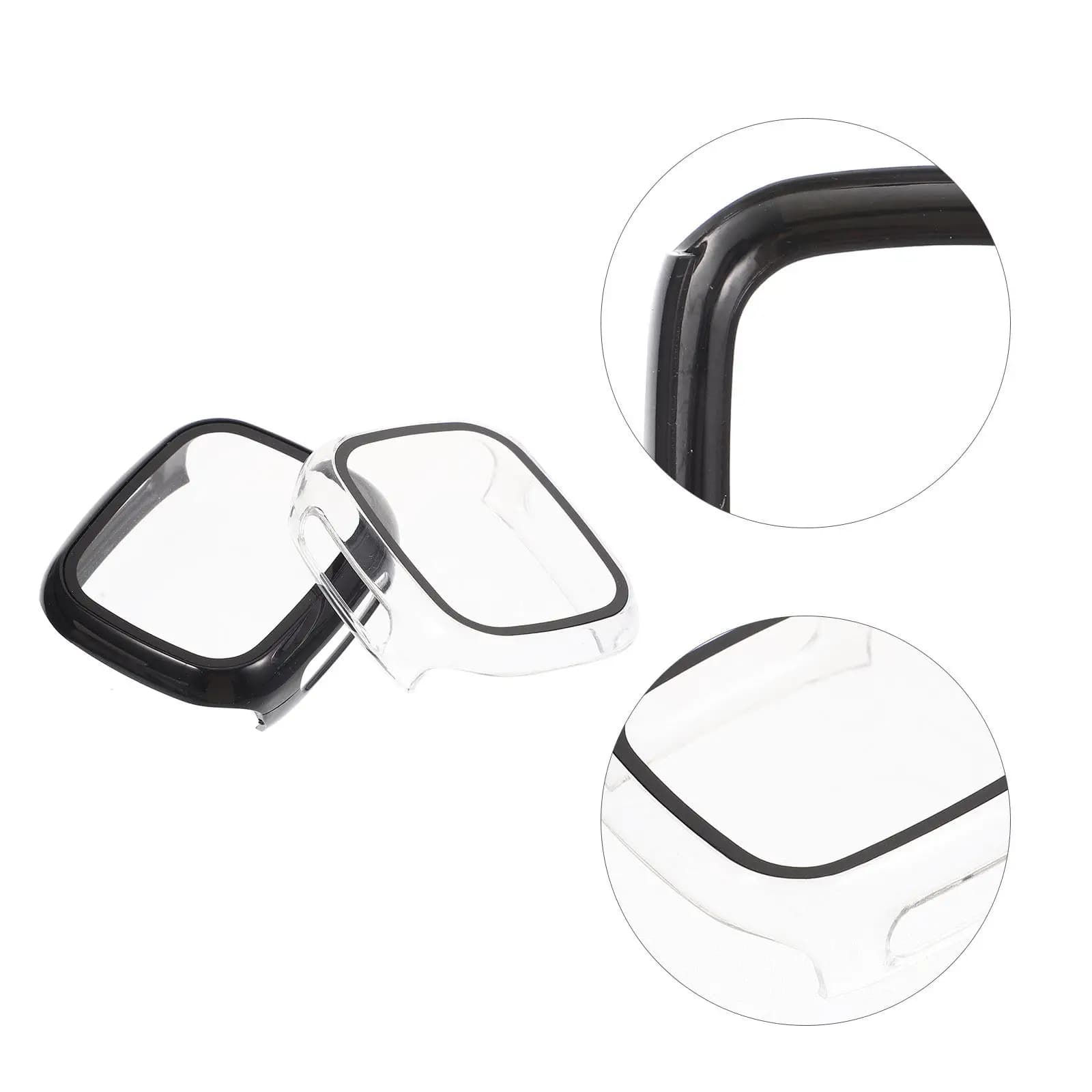 2 Pieces Watch Case Cover, Premium Cover in PC Anti-Graffio, Easy to Install and Remove, Full Protection for Smartwatch
