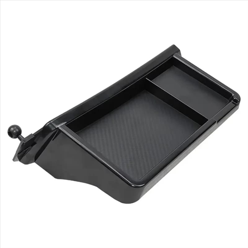 Scatola portaoggetti per schermo di navigazione per console centrale per BMW X1 U11 2023 Supporto per telefono con vassoio per cruscotto
