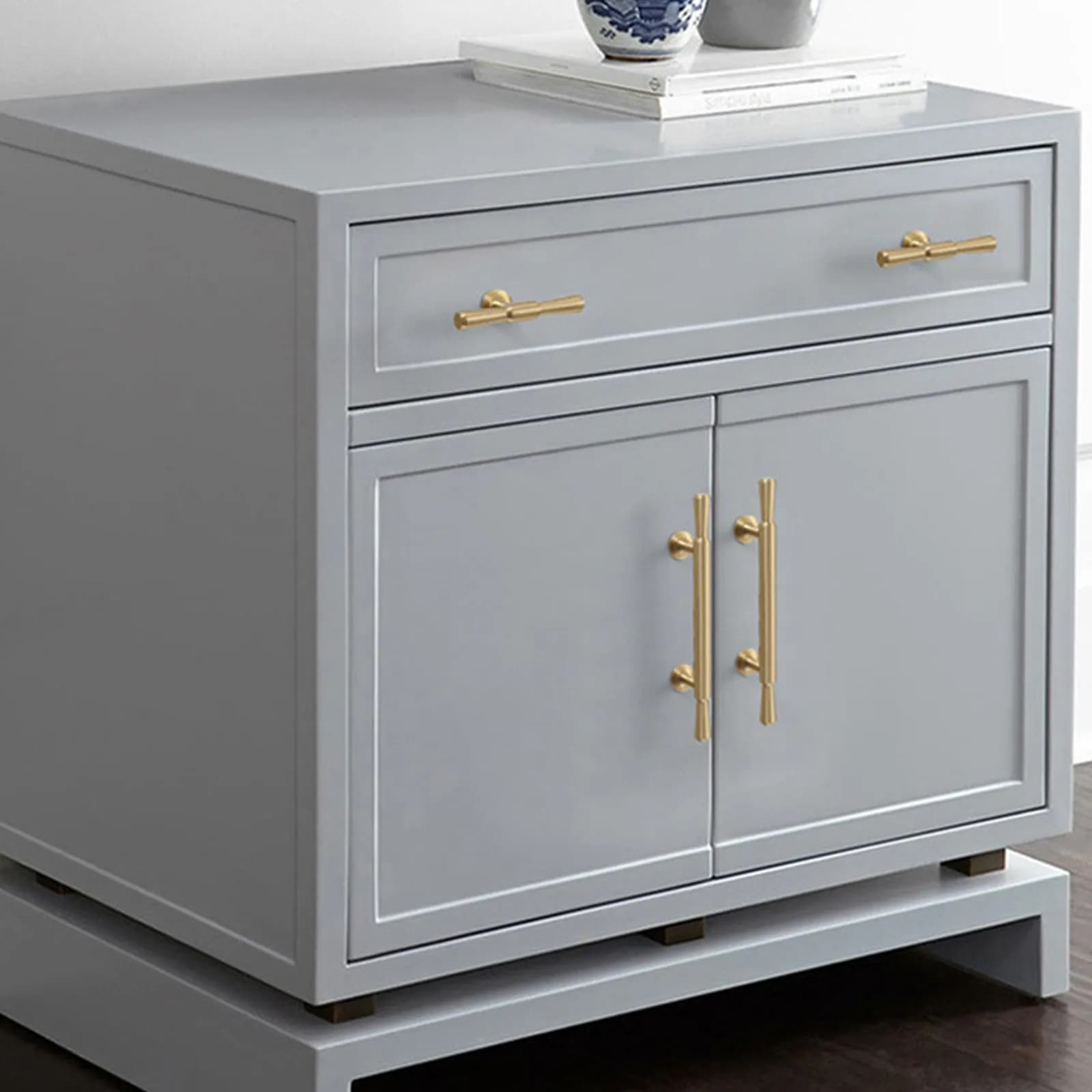 2 Pezzi Maniglie a Barra Intera in Ottone Massiccio, Classiche ed Eleganti, per Cassetti, Armadi, Mobili e Cucina