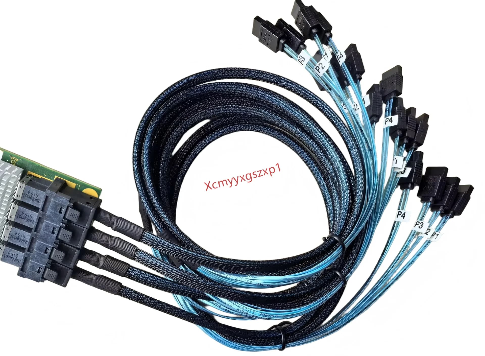 1 pz OEM 9305-16i LSI SAS3216 12Gbps HBA Modalità IT ZFS TrueNAS Unraid +4* SFF-8643 SATA