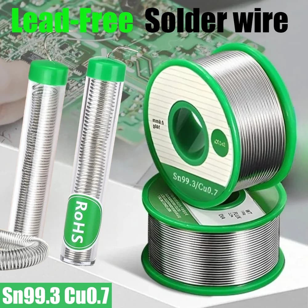 Lead-Free Welding Wire 0.6/0.8/1.0mm Foil Nucleus Portable Copper Wire for Welding Sn99.3cu0.7 Sapper Repair Toolds