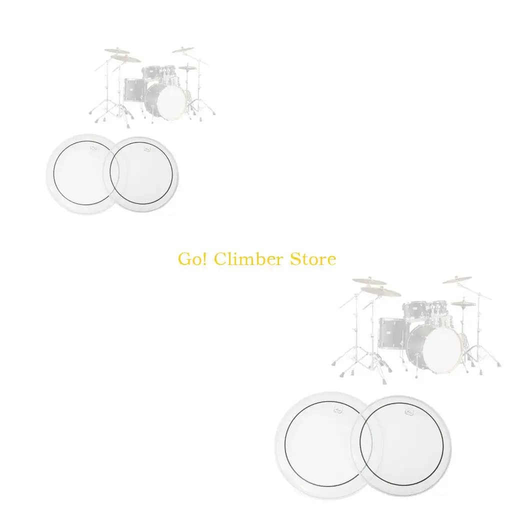 Q84C Patch per grancassa a doppio strato Protezione per kick pad per batteria per amanti della musica, studenti e artisti Facile