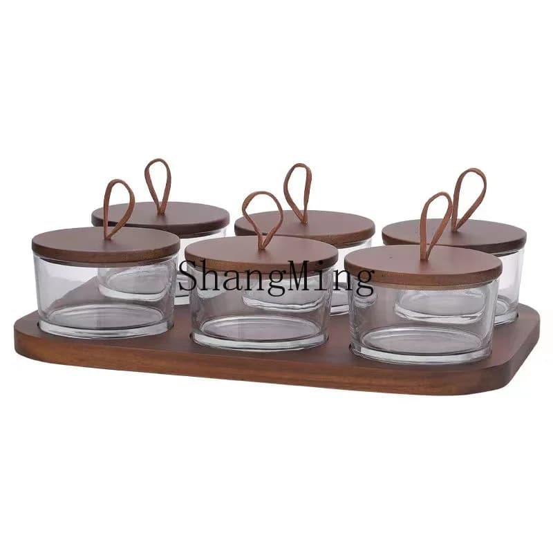 Piatto da frutta in vetro DSA per soggiorno, creativo, con coperchio, per frutta secca, da tavolino, multi-scomparto