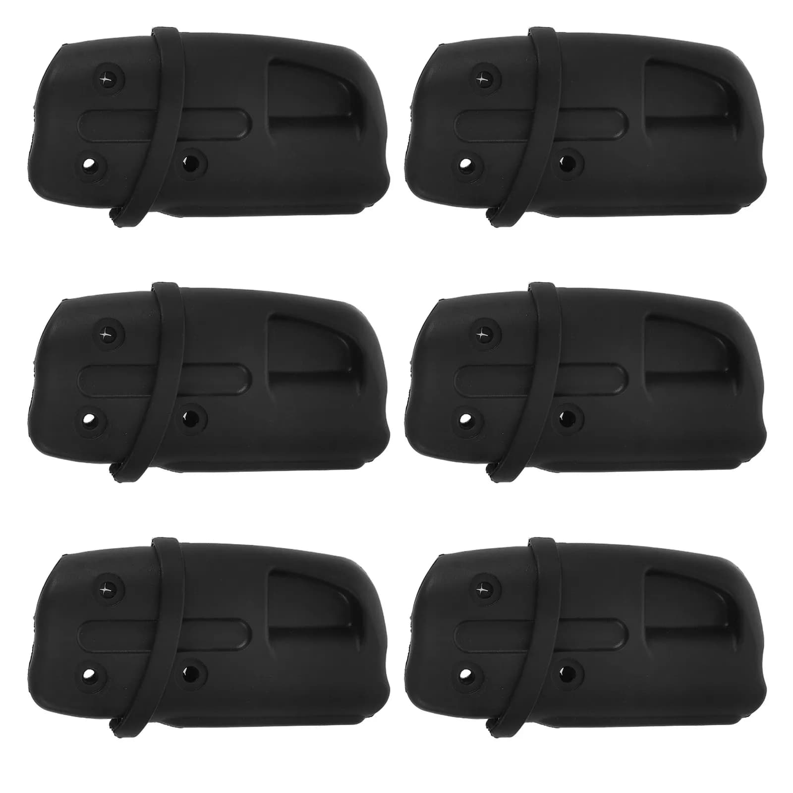 Set di 6 Fibbie Pieghevoli per Passeggino, Connettori in Nylon con Blocco Automatico, Fibbie per Telaio di Passeggini da Viaggio, Chiusura Sicura