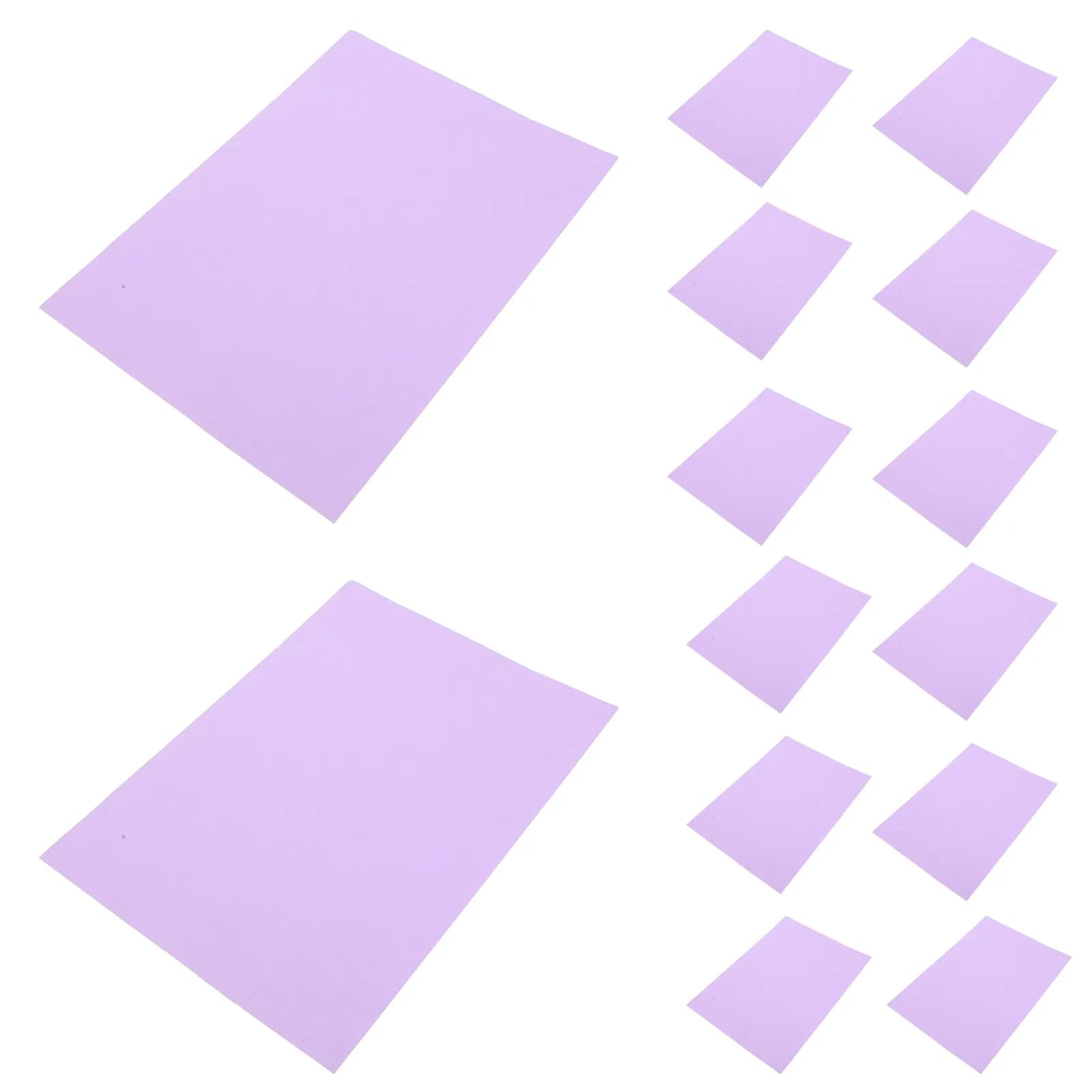 100Pcs Light Purple Cardstock Paper Vibrant Color Copy Paper for Printer Printing Painting Crafts Origami DIY Material