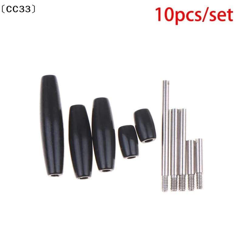 10Pcs/Set Saxophone Repair Kit Bakelite Shaft With Rod Screw Repair Kits For Saxophone Tenor Alto Soprano Saxophone〔CC33〕