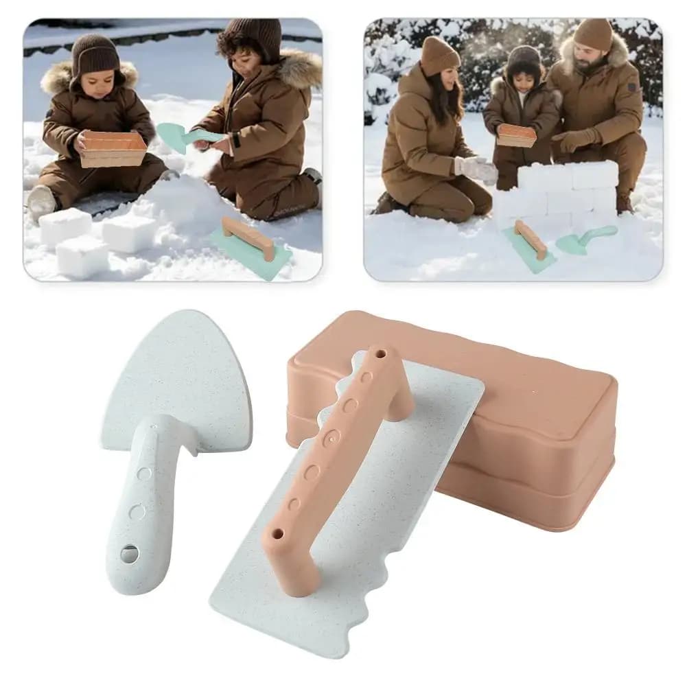 Giocattoli con pala da sabbia da spiaggia, set di giocattoli da neve, giocattoli artigiani, giocattoli interattivi genitore-figlio, giocattoli da spiaggia, regalo di Natale di Halloween