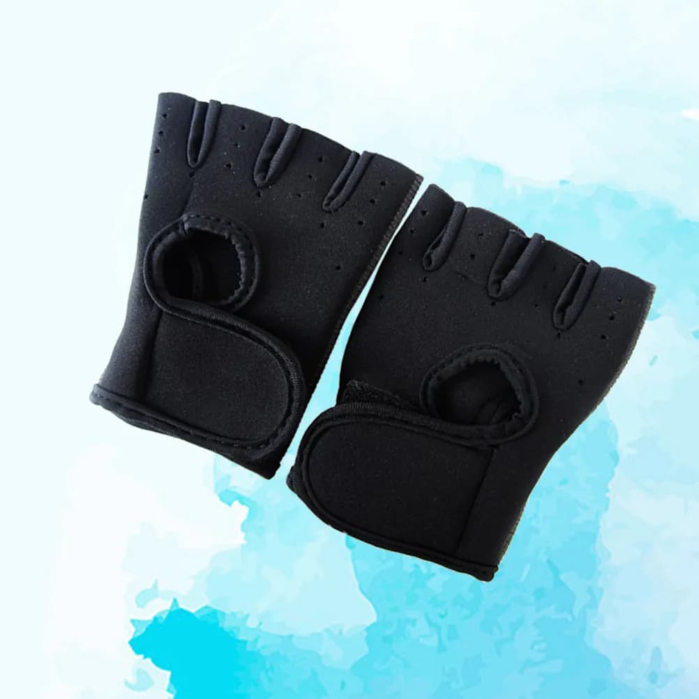 Guanti da Ciclismo Premium Mezze Dita Traspiranti con Chiusura Regolabile per Sollevamento Pesi, Canottaggio, Palestra, Sport e Guida