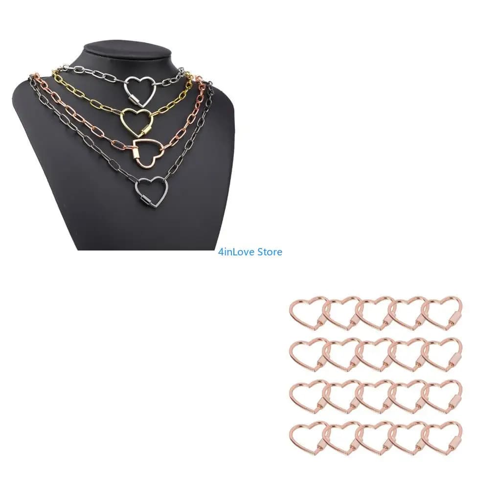 Connettore cardiaco in lega artistica T4MD per sostituzione della riparazione del portachiavi accessori per accessori