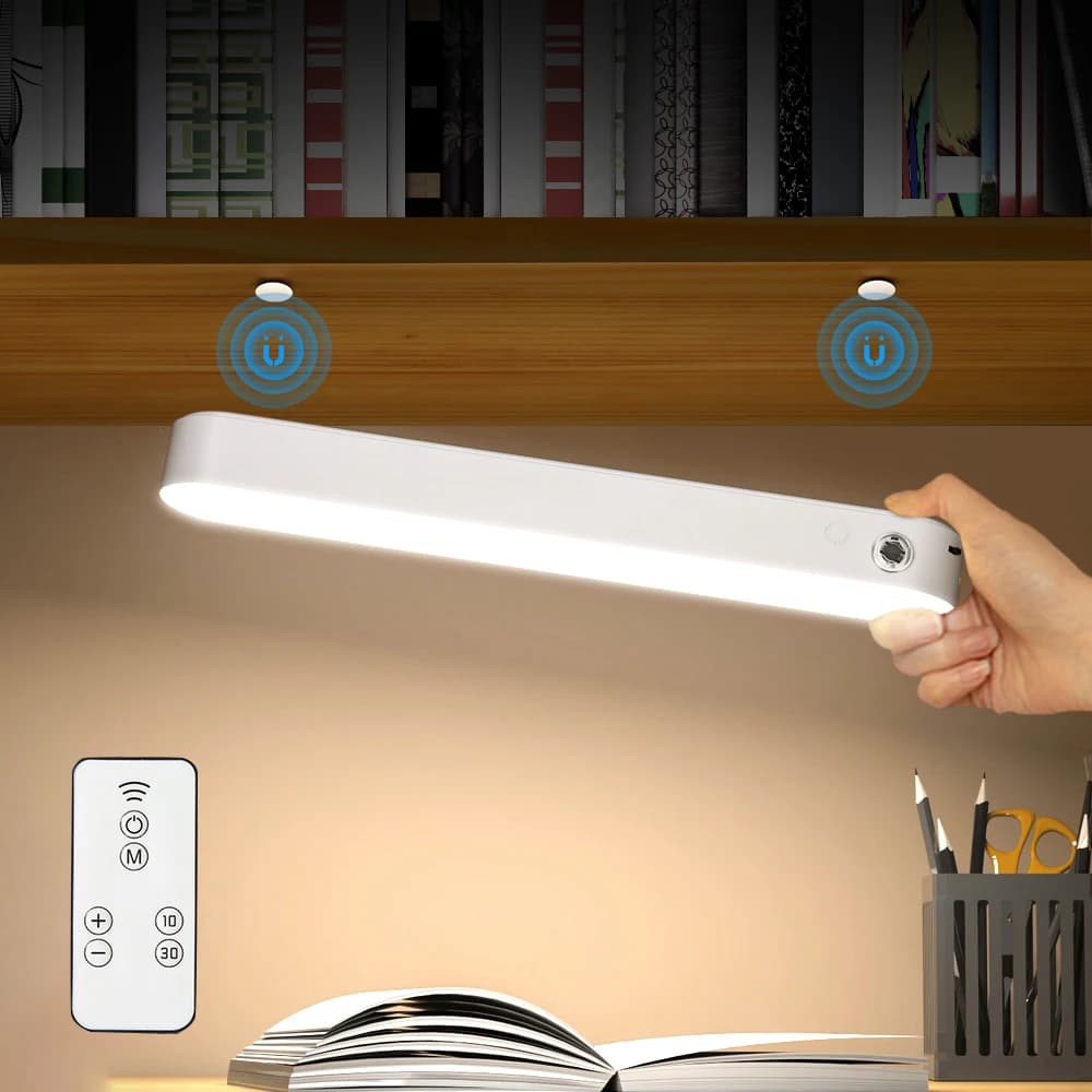Lampada da scrivania USB LED Light Computer Desk lampada ricaricabile Magnetic Office Study Reading Stand Light per camera da letto