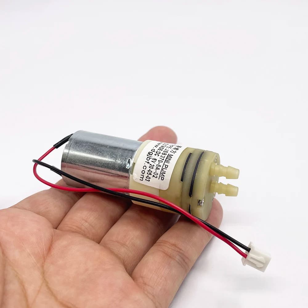 JSB370 Piccola 370 Pompa Acqua DC 5V 6V Micro Autoadescante Pompa Acqua A Membrana di Aspirazione Pompa Acqua Grande Flusso Spazzatrice Robot macchina