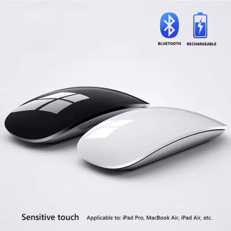 Mouse Wireless Dual Mode Magic Bluetooth Touch Sottile Rechargeable Ergonomic for Macbook Air Pro PC Laptop Notebook 2026