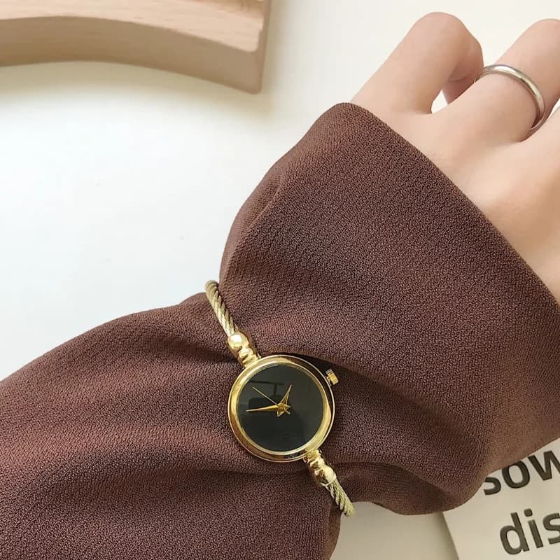 Women's Watch Small Luxury Women's Watch With Gold Strap Stainless Steel Ladies Quartz Watch Casual Reloj Mujer