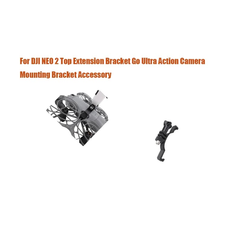 Staffa di Estensione Superiore per DJI NEO 2, Accessorio di Montaggio per Action Camera Go Ultra