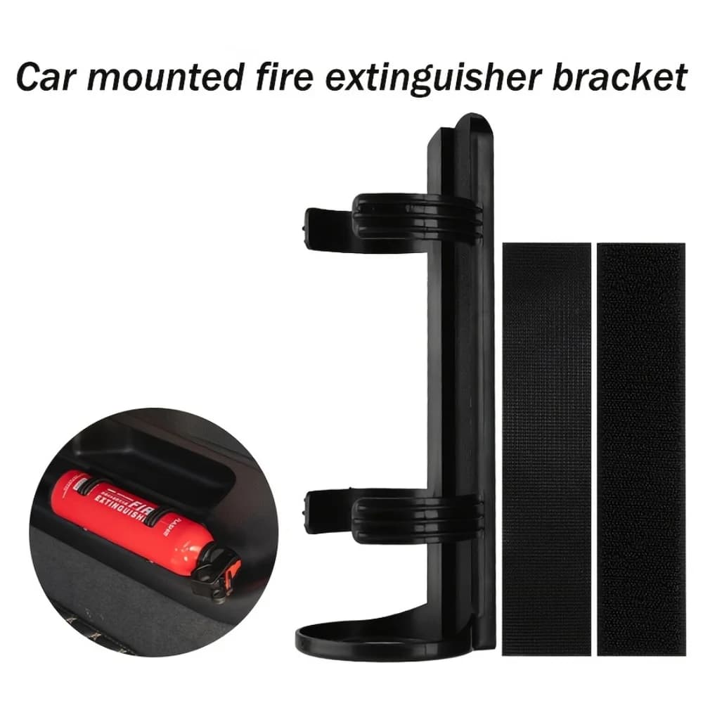 1 Set. Supporto per Estintore da Veicolo, Cinghia in Velcro per Estintore da Bagagliaio Auto