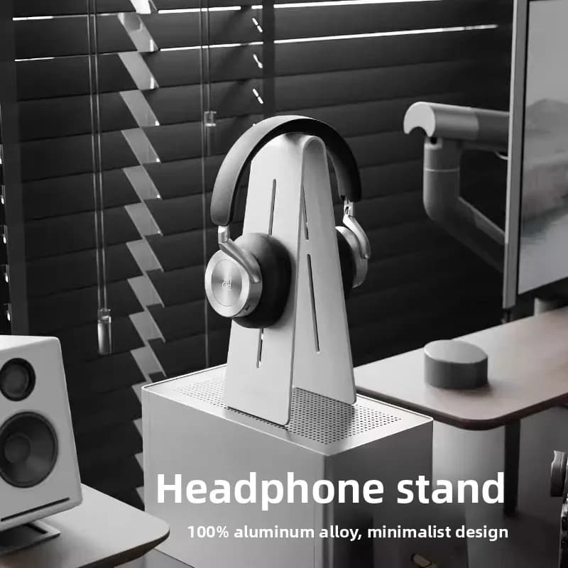 Universal Support for Aluminum Headphones Over-ear Headphone Support Board Organizer for Headphones Display for Headphones Space Saving