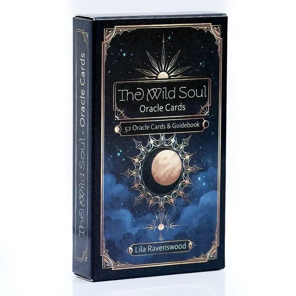 The Wild Soul Oracle Cards - Mazzo di 52 carte sulla saggezza animale - Strumento per guida spirituale e meditazione 10,5*6,3 cm per principianti ed esperti