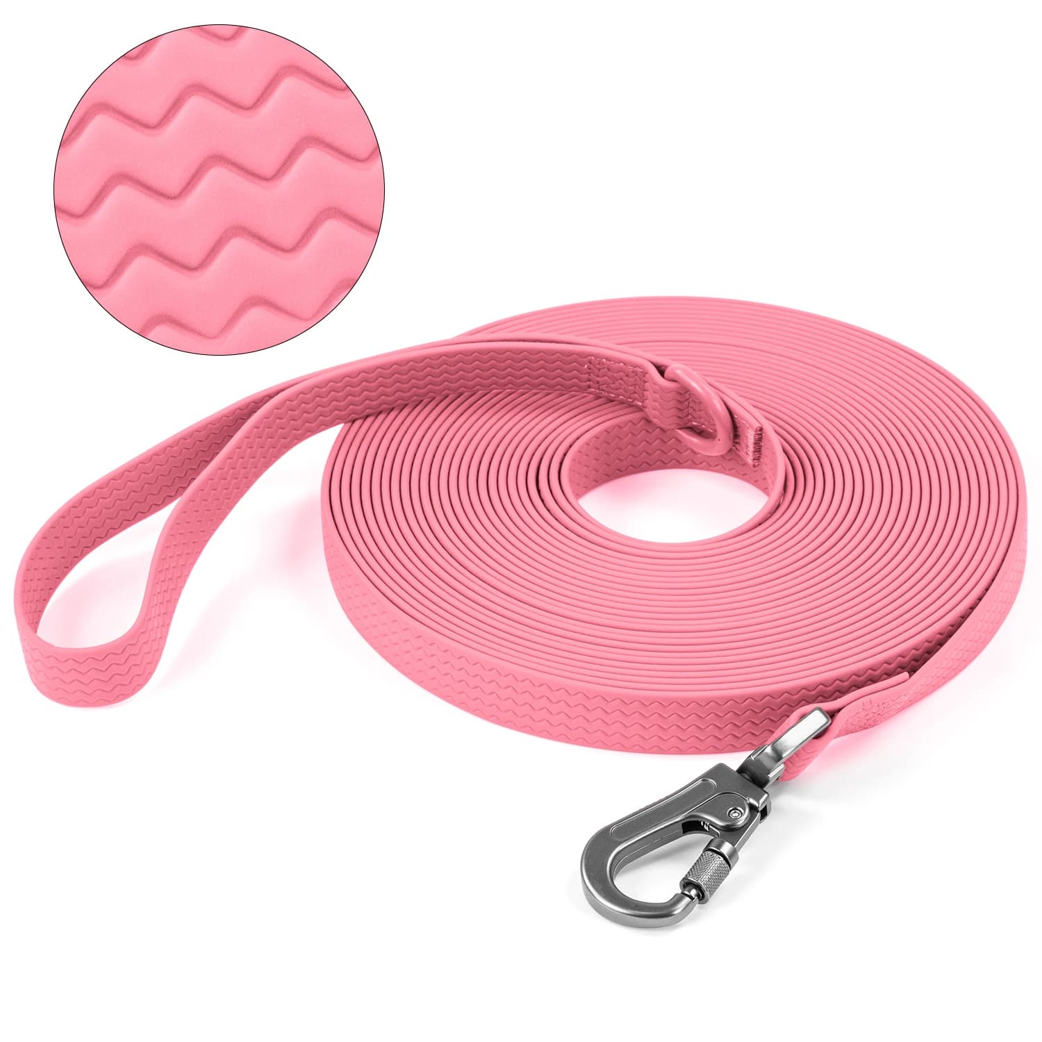 1,8 M 3M 5M 10M PVC Dog Drive Large Cane Medium Non-slip Raincoat and easy to clean Flyer for long and durable running dog training