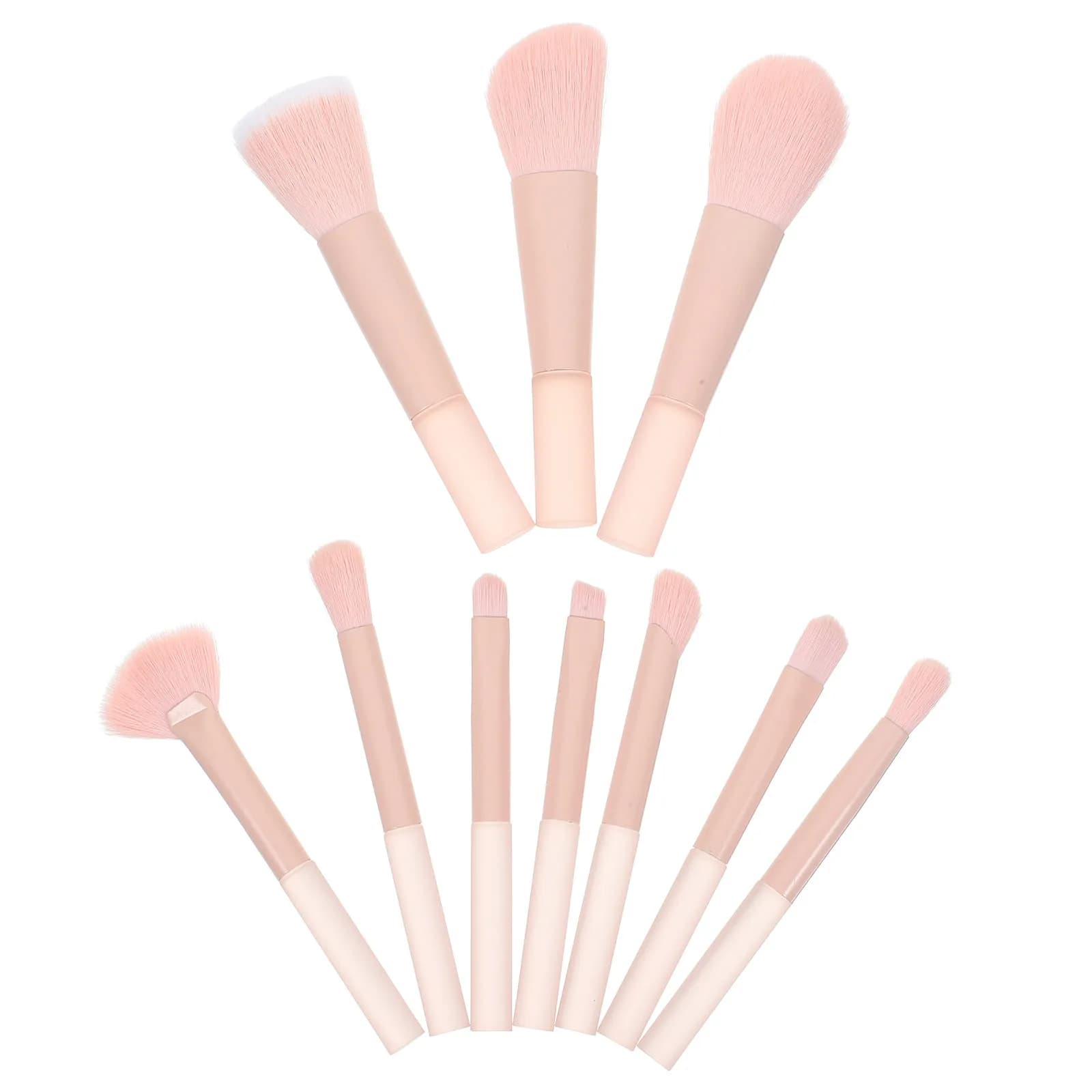 1Set Versatile Makeup Brush Set Soft Comfortable Bristles Exquisite Design for All Makeup Needs Blush Concealer