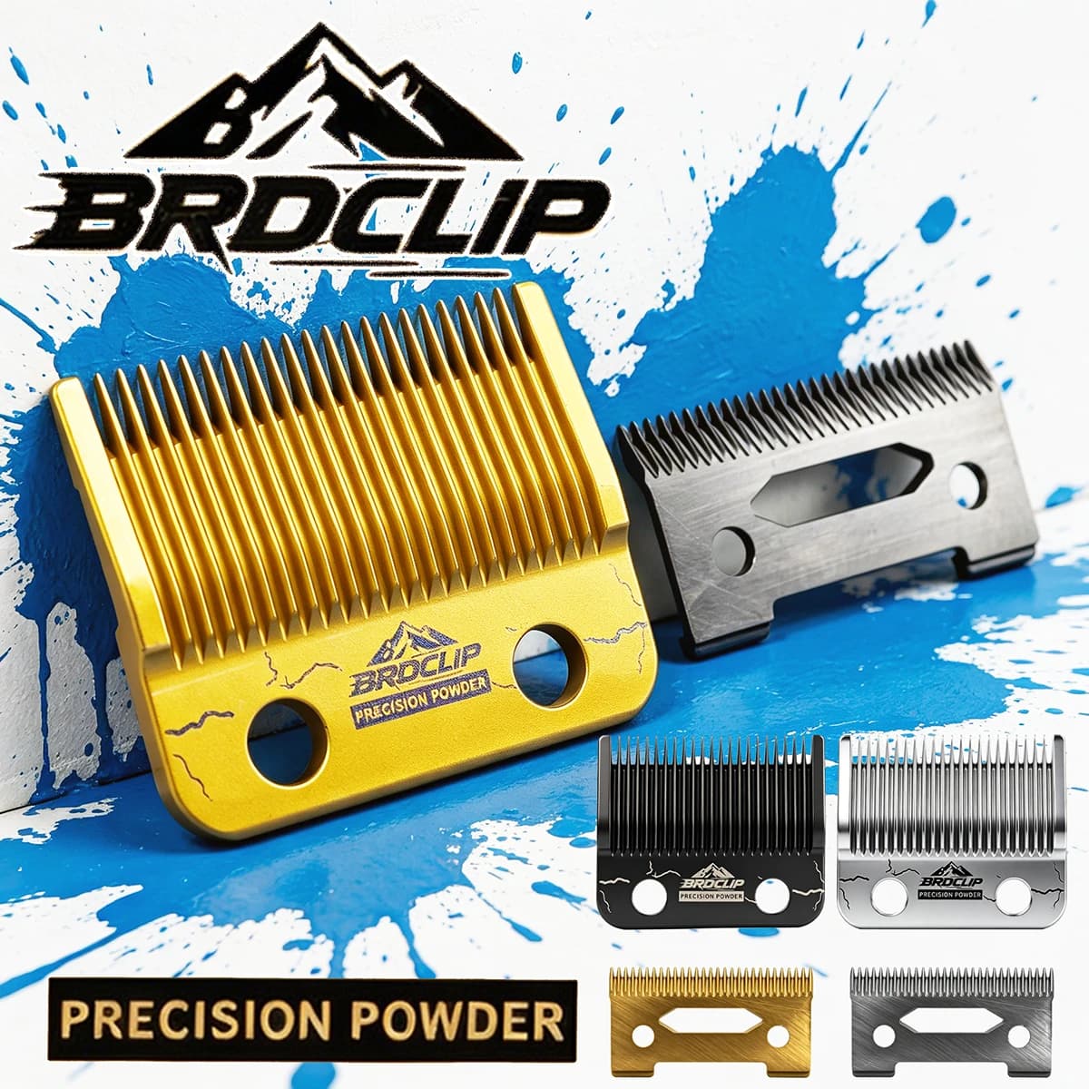 BRDCLIP Blade Original Replaceable Cutter Head for 2020C Madeshow M10 M5 Hair Clipper Titanium Plated Ceramics Blade