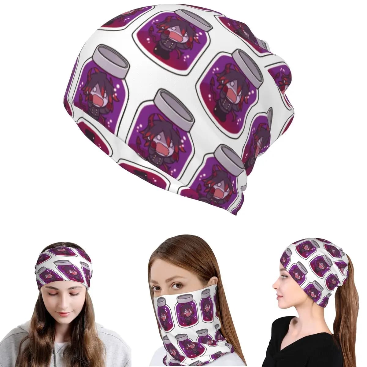 Scaldacollo Ivlis Bandana, Sciarpa Avvolgente, Copricapo Caldo, Berretto per Uomini e Donne, Lavabile