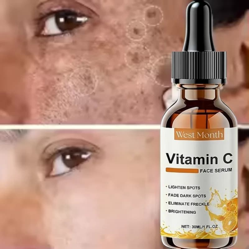 Vitamin C Whitening Serum Contains Hyaluronic Acid for Dull Skin 30ml Vitamin C Skin Brightening Serum Hydrating Facial Care