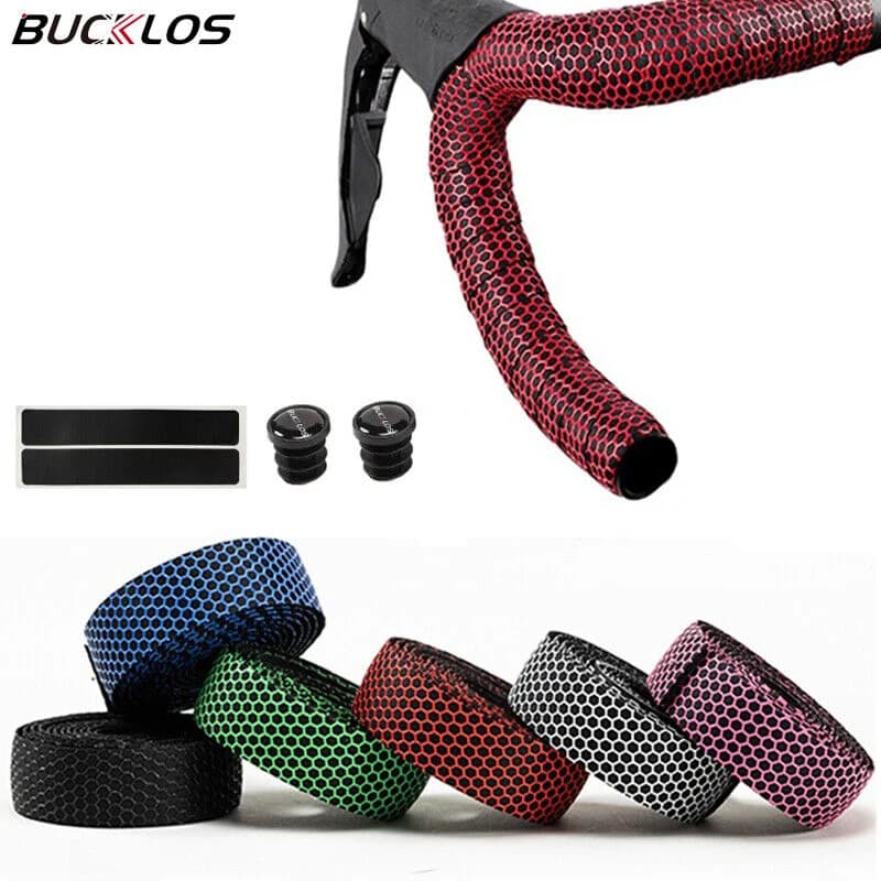 BUCKLOS Bike Tapes Road Cycling Bicycle Hanndlebar Cover Speed Anti-slip Soft Handlebar Straps for Road Gravel Bike Accessories