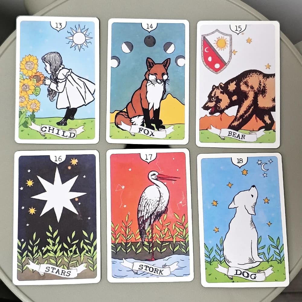 36 carte Lenormand 9 * 6 cm Pixie's Whisper Lenormand