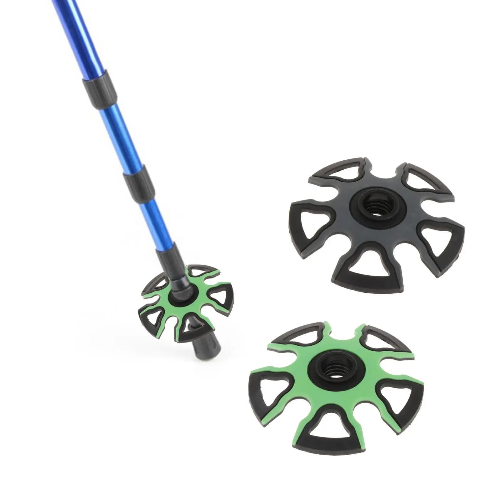 Trekking Pole Snow Basket 9cm Removable Walking Sticks Tip Protector Round Ski Pole Baskets for Outdoor Climbing Hiking Walking