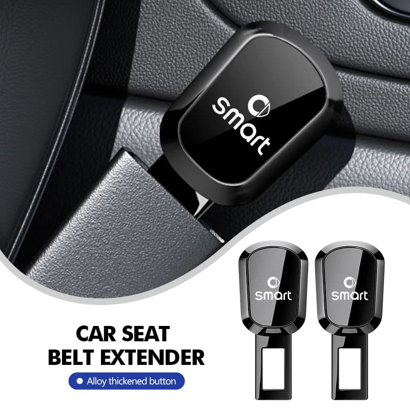 Car Seat Belt Extender Extend Protection Plug Accessories For Smart Fortwo 451 450 453 Forfour Cabrio Crossblade ROADSTER