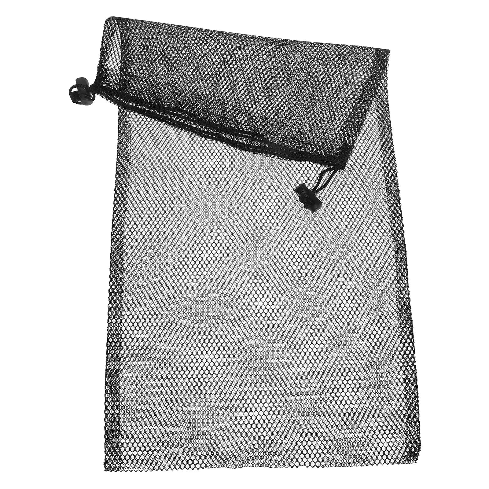 Borsa a Rete Grande Traspirante per Attrezzatura Subacquea, Sacca a Rete con Coulisse per Conservazione Attrezzi da Snorkeling e Nuoto